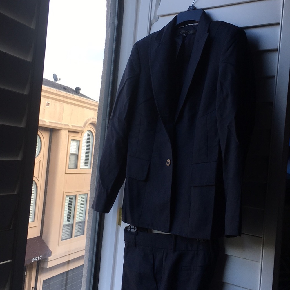 Dark blue Anne Klein suit